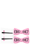 Double Dare OMG! Hair Up Bow Pin Light Pink - Double Dare заколки для фиксации волос в цвете "Нежно-розовый"